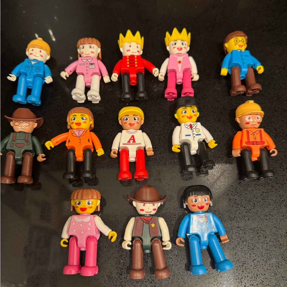 Picasso Tiles magnetic character figures.